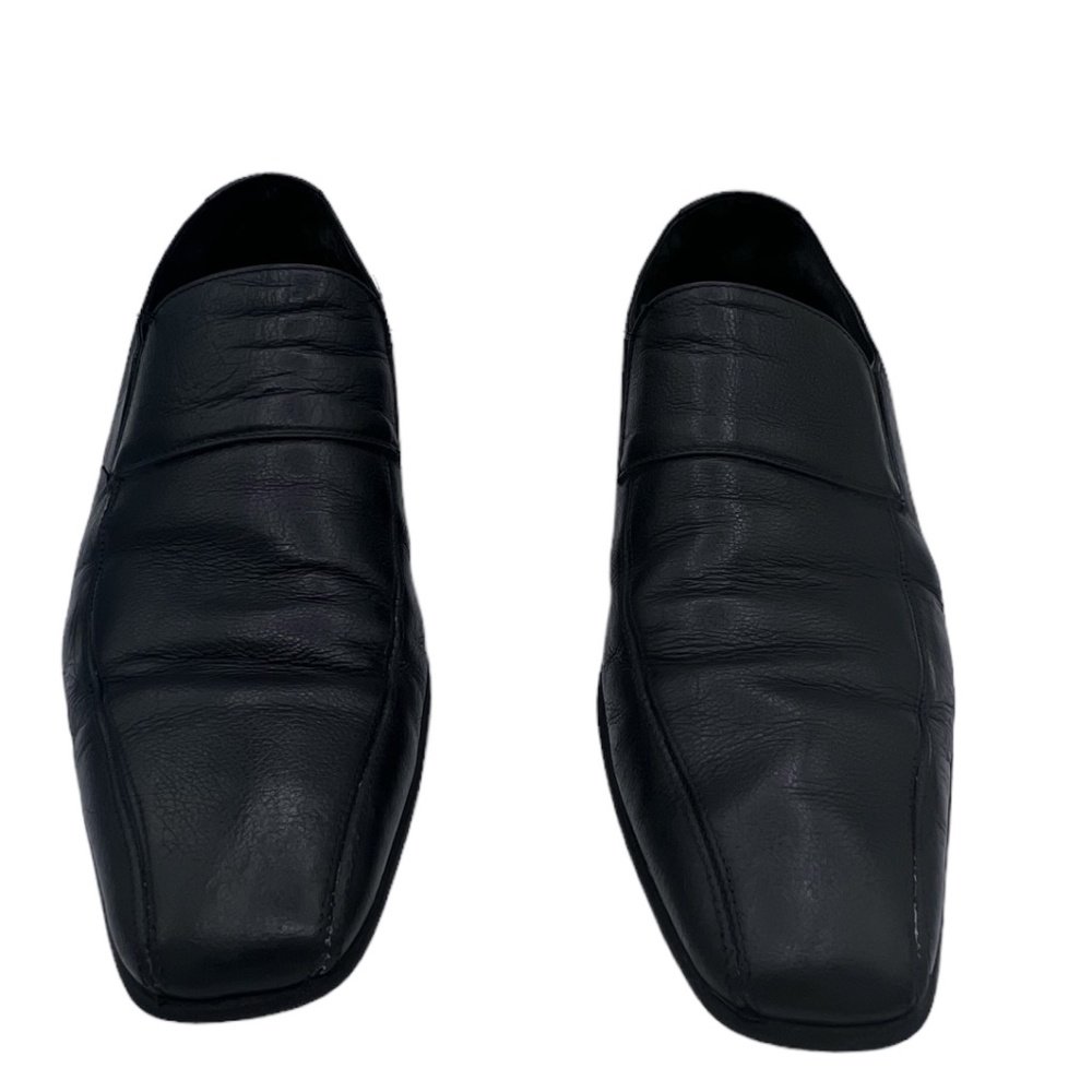 Alfredo Men's Soft Leather Loafers Sz 41 Black Made In Brazil Pre-owned